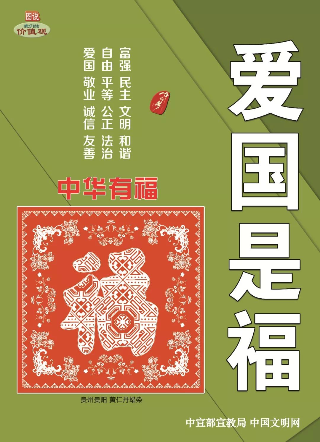 中國福澤深厚，福運(yùn)綿長，福之所在